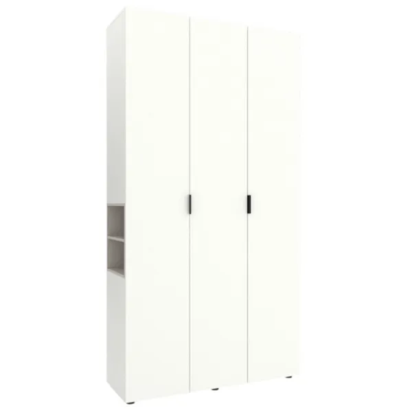 Шкаф Nex Home A015L 120 x 42см x 230 / ЛДСП / Белый photo 1