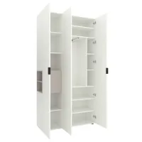 Dulap Nex Home A015L 120 x 42 x 230 / PAL / Alb photo 2