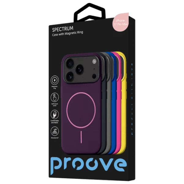 Husă pentru smartphone Apple iPhone 17 Pro Max Proove / MagSafe Back / TPU / Powder pink photo 3