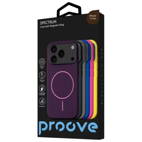 Husă pentru smartphone Apple iPhone 17 Pro Proove / MagSafe Back / TPU / Choco Mousse photo 2