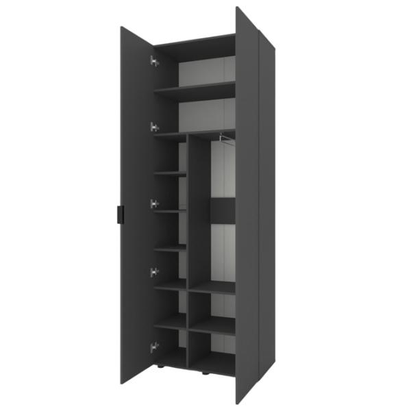 Dulap Nex Home A007 80 x 42 x 230 / PAL / Antracit photo 2