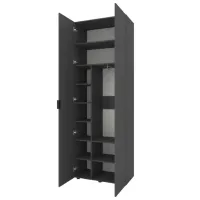 Dulap Nex Home A007 80 x 42 x 230 / PAL / Antracit photo 2