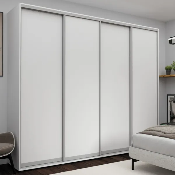 Шкаф Nex Home NX-00001838 280 x 60см x 240 / ЛДСП / White photo 1