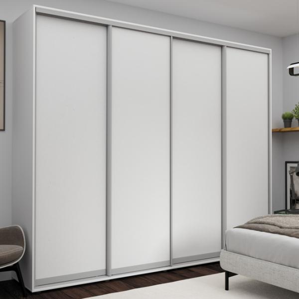 Шкаф Nex Home NX-00001838 280 x 60см x 240 / ЛДСП / White photo 1