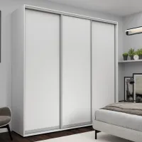Шкаф Nex Home NX-00001831 220 x 60см x 240 / ЛДСП / White