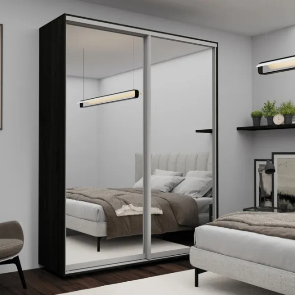 Dulap Nex Home NX-00001830 200 x 60 x 220 / PAL / Antracit photo 1