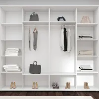 Dulap Nex Home Dressing 280 x 60 x 220 / PAL / White photo 2