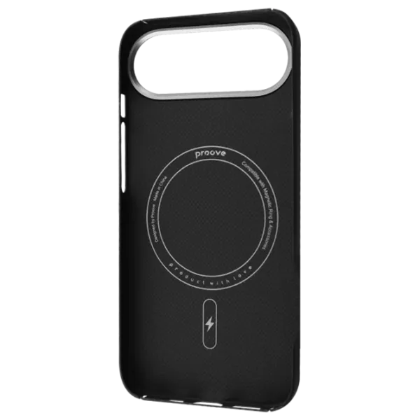 Husă pentru smartphone Apple iPhone Air Proove / MagSafe Back / TPU / Carbon Glowrise photo 2