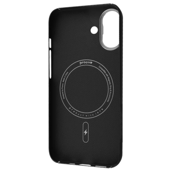 Husă pentru smartphone Apple iPhone 17  Proove / MagSafe Back / TPU / Carbon Glowrise photo 2