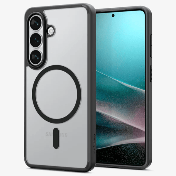 Чехол для смартфона Samsung Galaxy S26+ Spigen / MagSafe Back / ТПУ / Ornament Чёрный матовый photo 2