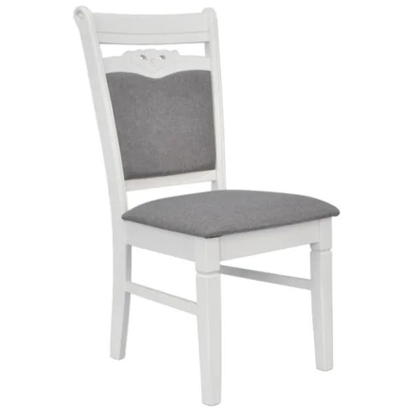 Set masă și scaune Evelin HV-33V/NV-10WP Ovală / Lemn / White photo 2