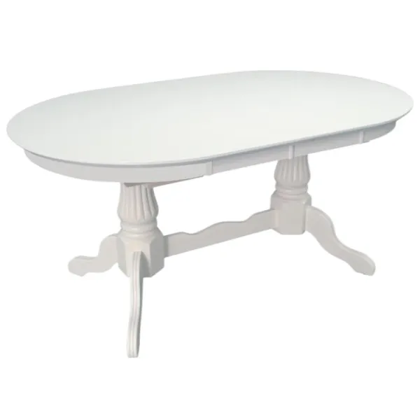 Set masă și scaune Evelin HV-33V/NV-10WP Ovală / Lemn / White photo 6