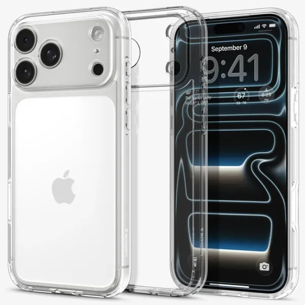 Husă pentru smartphone Apple iPhone 17 Pro Max Spigen / Back / TPU / Transparent Transparent photo 2