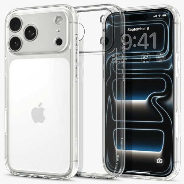 Husă pentru smartphone Apple iPhone 17 Pro Max Spigen / Back / TPU / Transparent Transparent photo 2