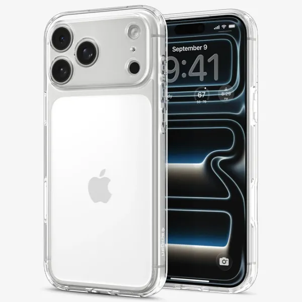 Husă pentru smartphone Apple iPhone 17 Pro Max Spigen / Back / TPU / Transparent Transparent photo 3