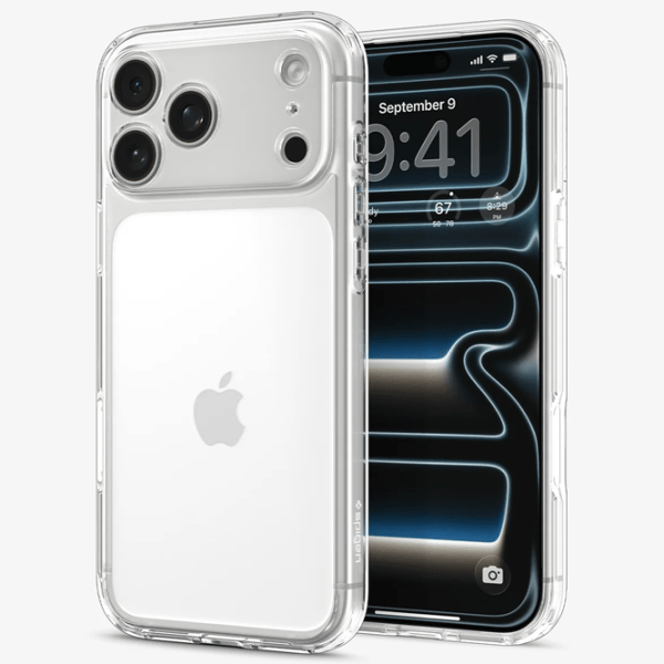 Husă pentru smartphone Apple iPhone 17 Pro Max Spigen / Back / TPU / Transparent Transparent photo 3