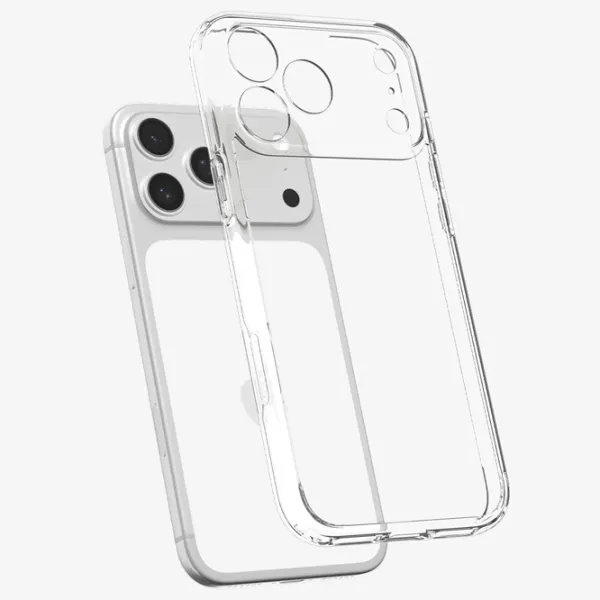 Husă pentru smartphone Apple iPhone 17 Pro Max Spigen / Back / TPU / Transparent Transparent photo 4
