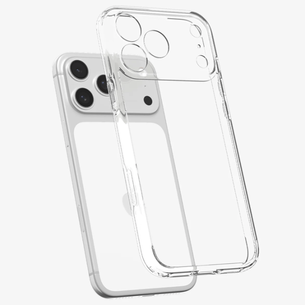 Husă pentru smartphone Apple iPhone 17 Pro Max Spigen / Back / TPU / Transparent Transparent photo 4