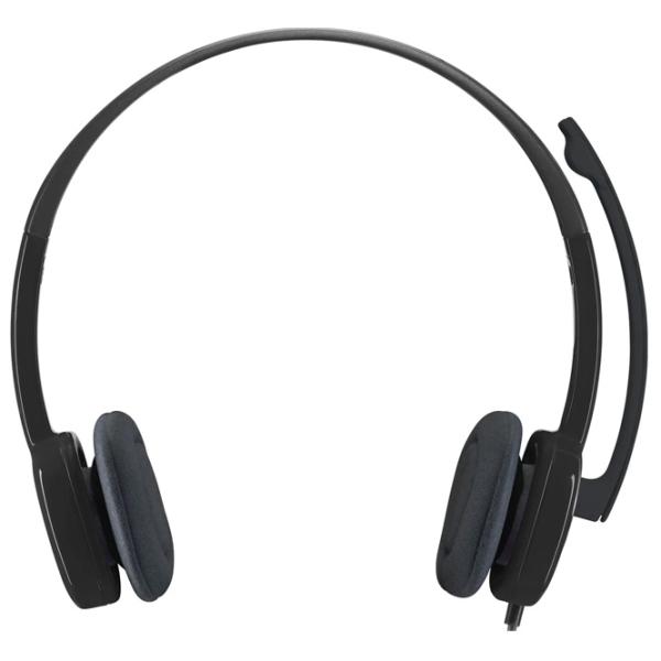 Наушники Logitech H151 Черный Черный Проводная/ Персональный photo 3