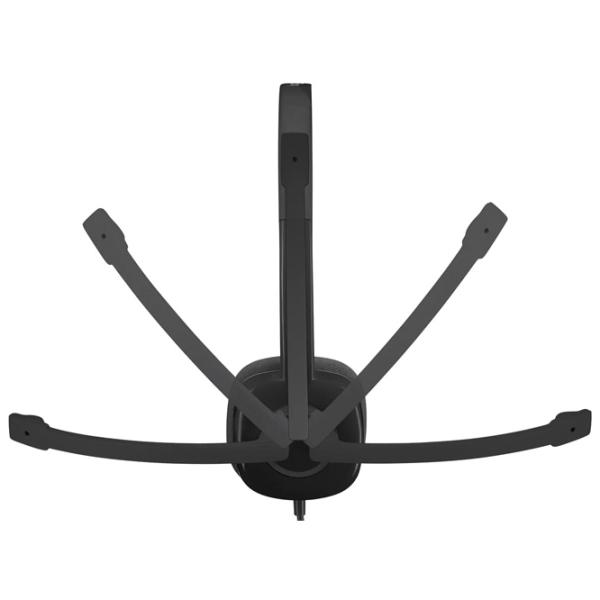 Наушники Logitech H151 Черный Черный Проводная/ Персональный photo 4