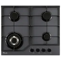 Plită încorporabilă pe gaz Tornado TR4033 SBF HM Sticlă călită / Gray
