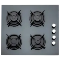 Plită încorporabilă pe gaz Tornado TRC-848 Sticlă călită / Gray