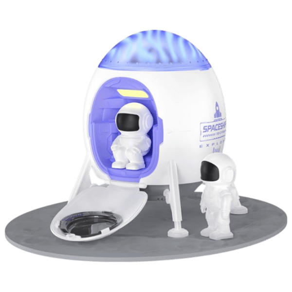 Lampă de noapte XO Astronaut Star and Galaxy Projector & Speaker White photo 1