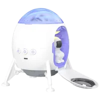 Lampă de noapte XO Astronaut Star and Galaxy Projector & Speaker White photo 2