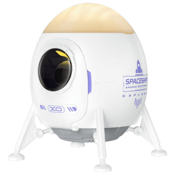 Lampă de noapte XO Astronaut Star and Galaxy Projector & Speaker White photo 3