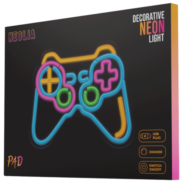 Lampă LED Neolia Neon PLEXI Game PAD Multicolor photo 2