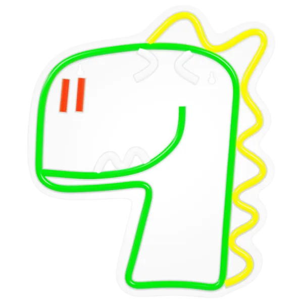 Lampă LED Forever Light Neon PLEXI JURASSIC BABY DINO Green photo 1