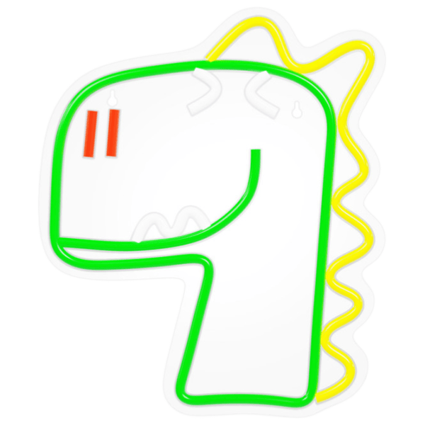 Lampă LED Forever Light Neon PLEXI JURASSIC BABY DINO Green photo 1
