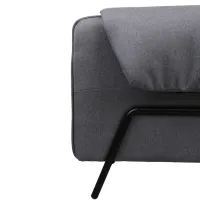 Fotoliu DecoPrim Lugo Black Gray photo 8