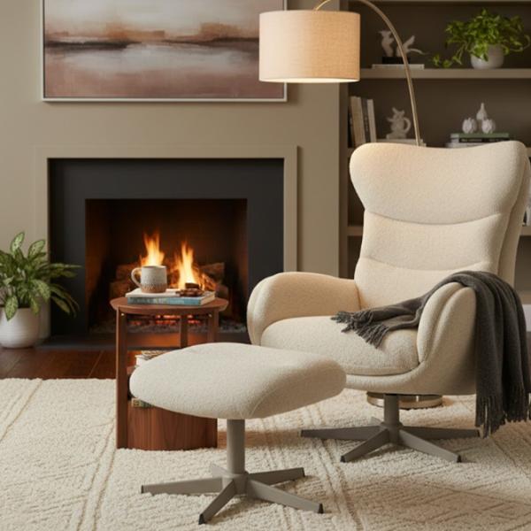 Fotoliu DecoPrim ROE-042 Gray Beige photo 6