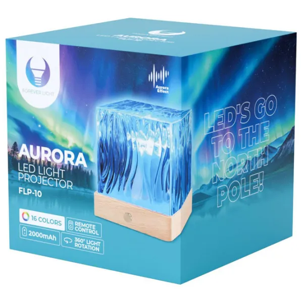 Lampă de noapte Forever Light FLP-10 AURORA White photo 3