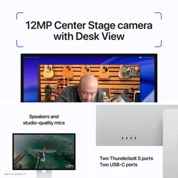 Monitor Apple Studio Display 27" 5K 60 Hz / / Silver photo 4