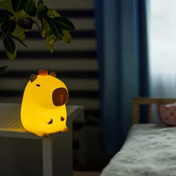Lampă de noapte Forever Light FNL-12 FRIENDLY CAPYBARA Beige photo 5