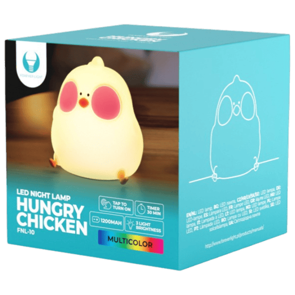 Lampă de noapte Forever Light FNL-10 HUNGRY CHICKEN White photo 8