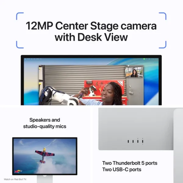 Monitor Apple Studio Display 27" 5K 60 Hz / / Silver photo 4