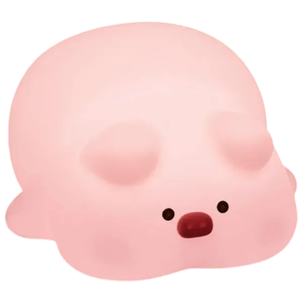 Lampă de noapte Forever Light FNL-09 SLEEPY PIG Pink photo 4