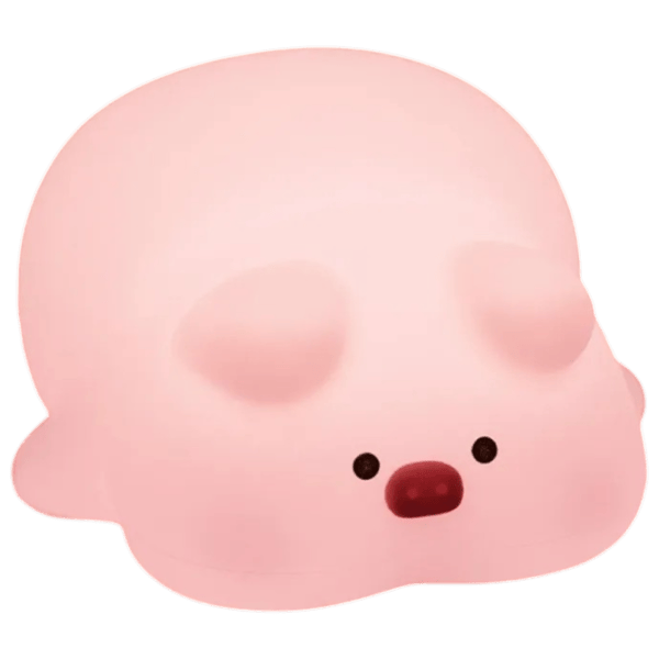 Lampă de noapte Forever Light FNL-09 SLEEPY PIG Pink photo 4