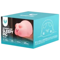 Lampă de noapte Forever Light FNL-09 SLEEPY PIG Pink photo 5