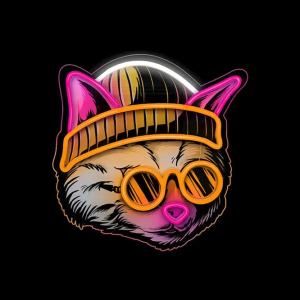 Lampă LED Forever Light FLA04 CAT DREAMER Multicolor photo 2