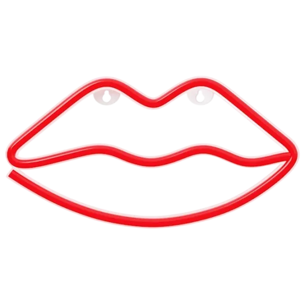 Светодиодная лампа Forever Light FLNE08 LIPS Красный photo 1