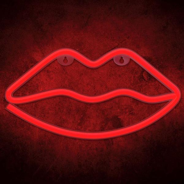 Светодиодная лампа Forever Light FLNE08 LIPS Красный photo 2