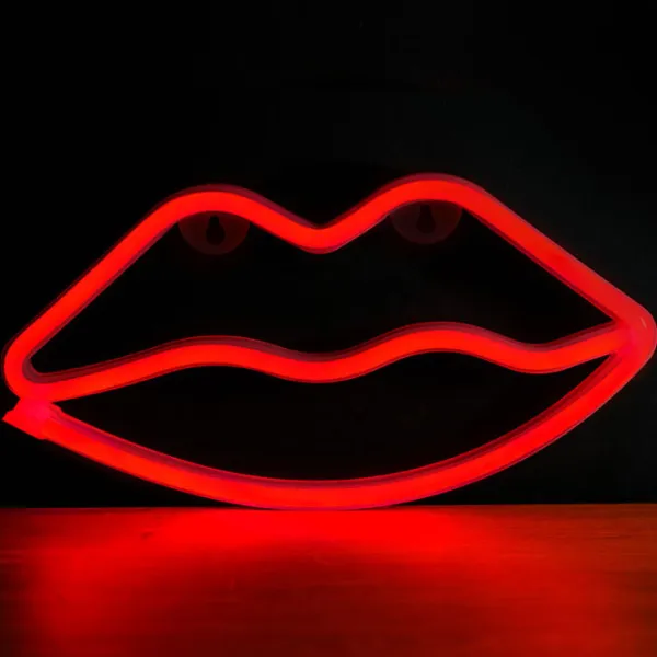 Светодиодная лампа Forever Light FLNE08 LIPS Красный photo 4