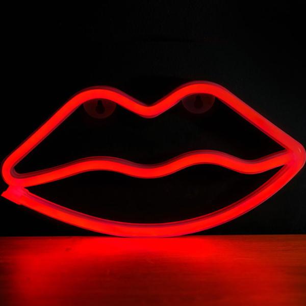 Светодиодная лампа Forever Light FLNE08 LIPS Красный photo 4