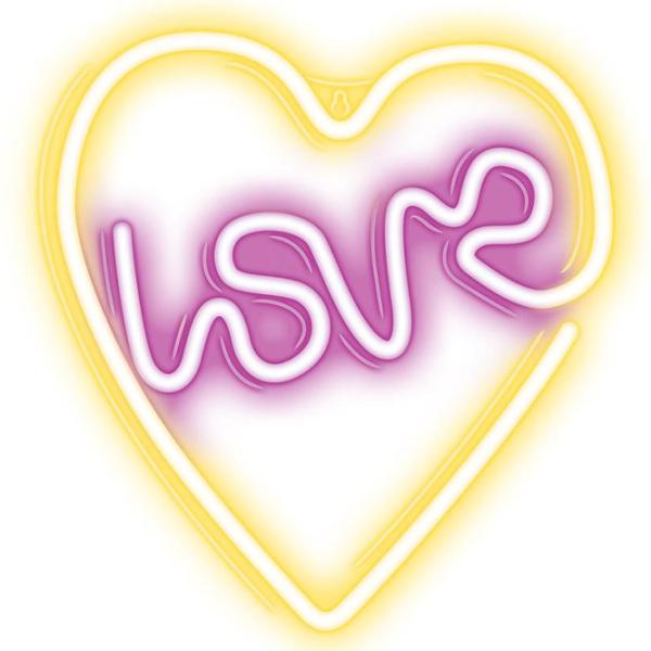 Lampă LED Neolia NNE02 LOVE HEART Purple photo 2