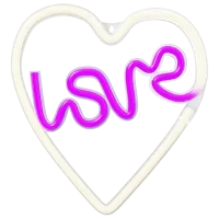 Lampă LED Neolia NNE02 LOVE HEART Purple