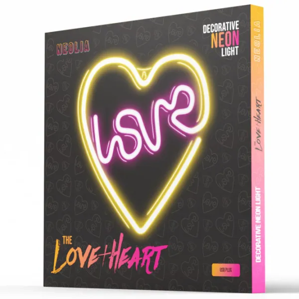 Lampă LED Neolia NNE02 LOVE HEART Purple photo 3